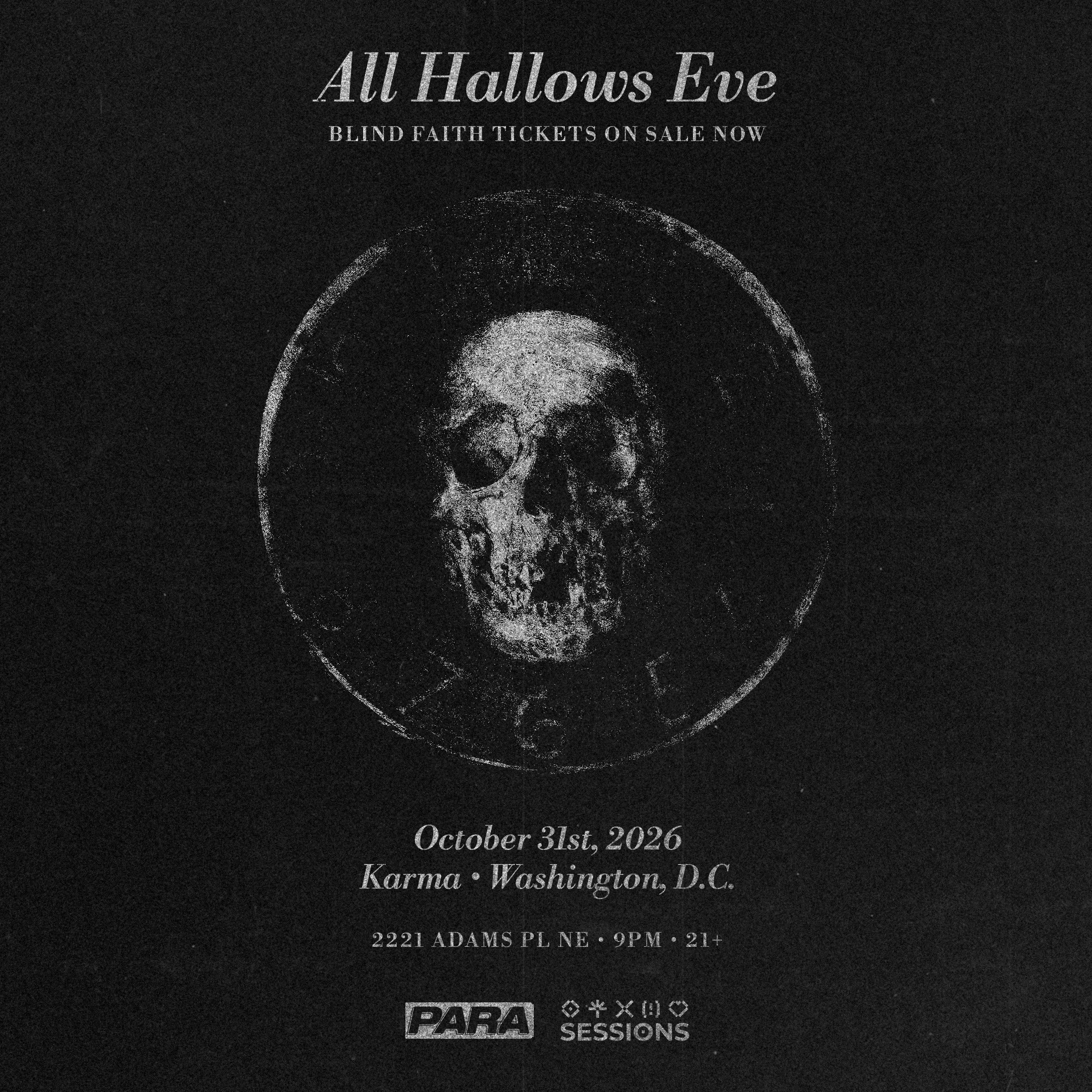 Sessions + Para present: All Hallow's Eve