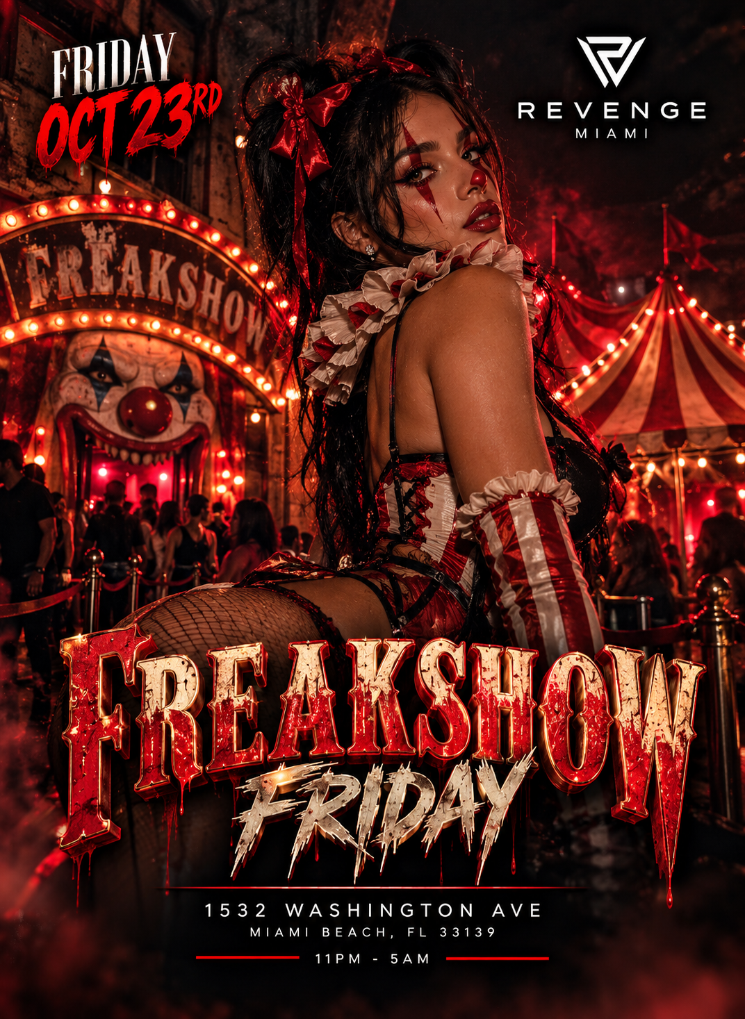 🎪🤡 FREAKSHOW FRIDAY — ENTER IF YOU DARE! 🎃🔥