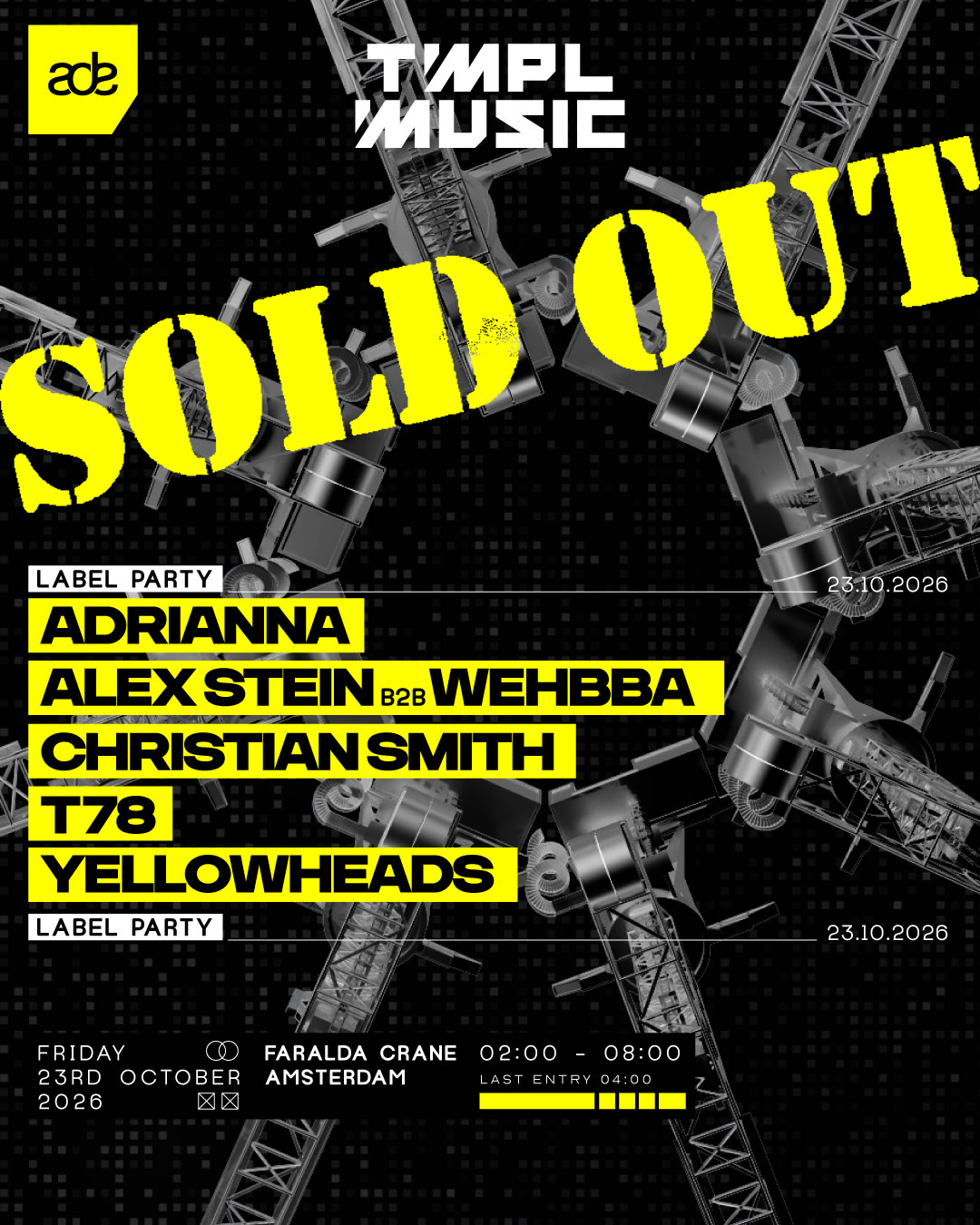 TMPL MUSIC at The Crane: ADE 2026