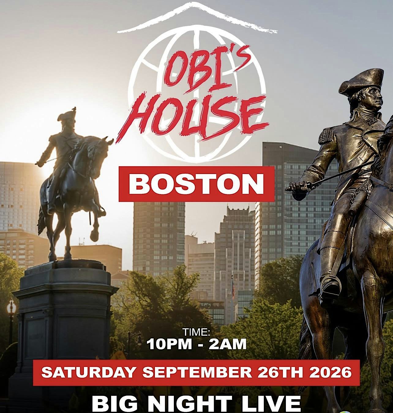 OBI’s HOUSE @BIG NIGHT LIVE - VIP TABLES ONLY