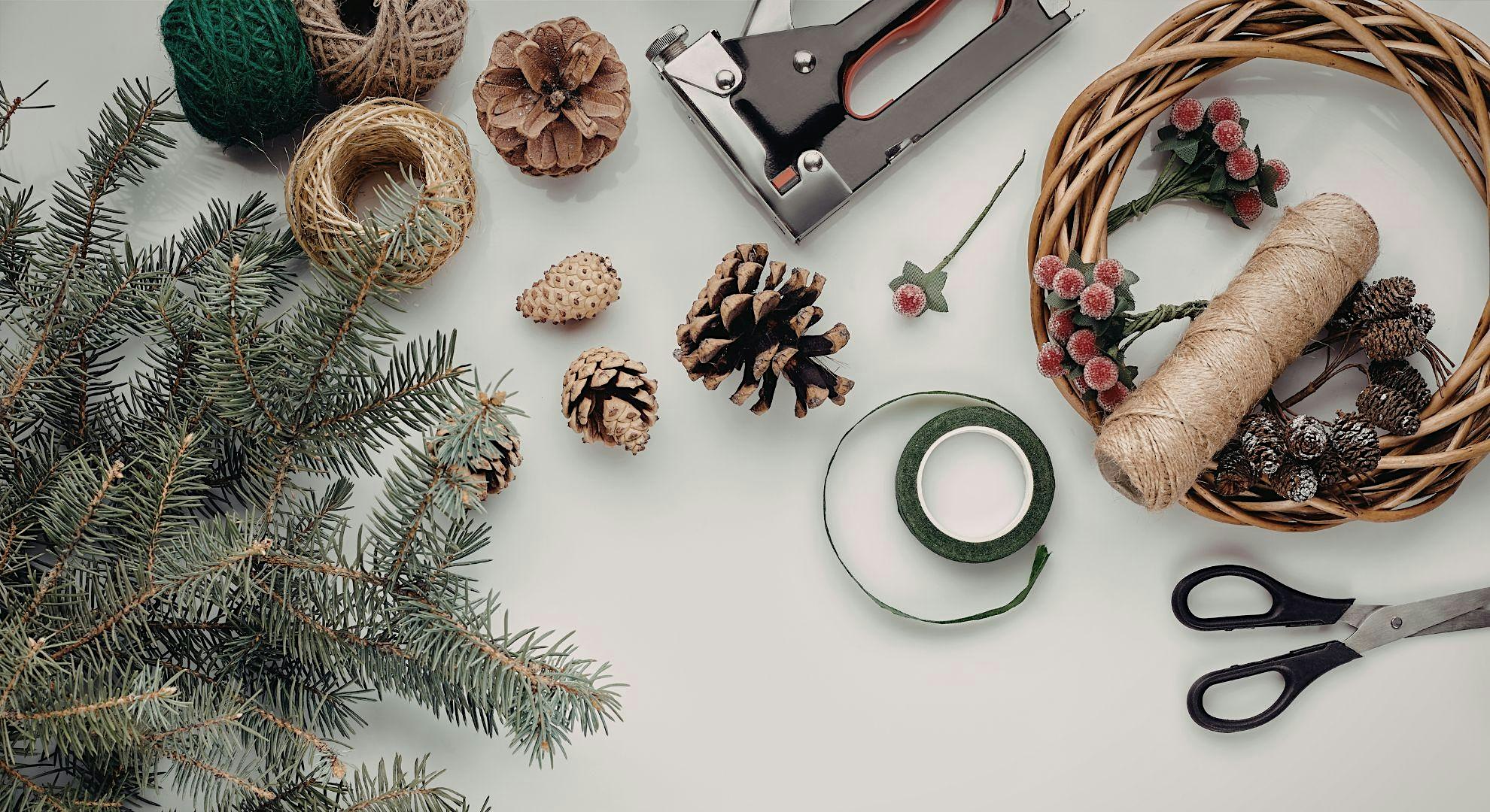 Christmas Wreath Making at Coppa Club Clifton