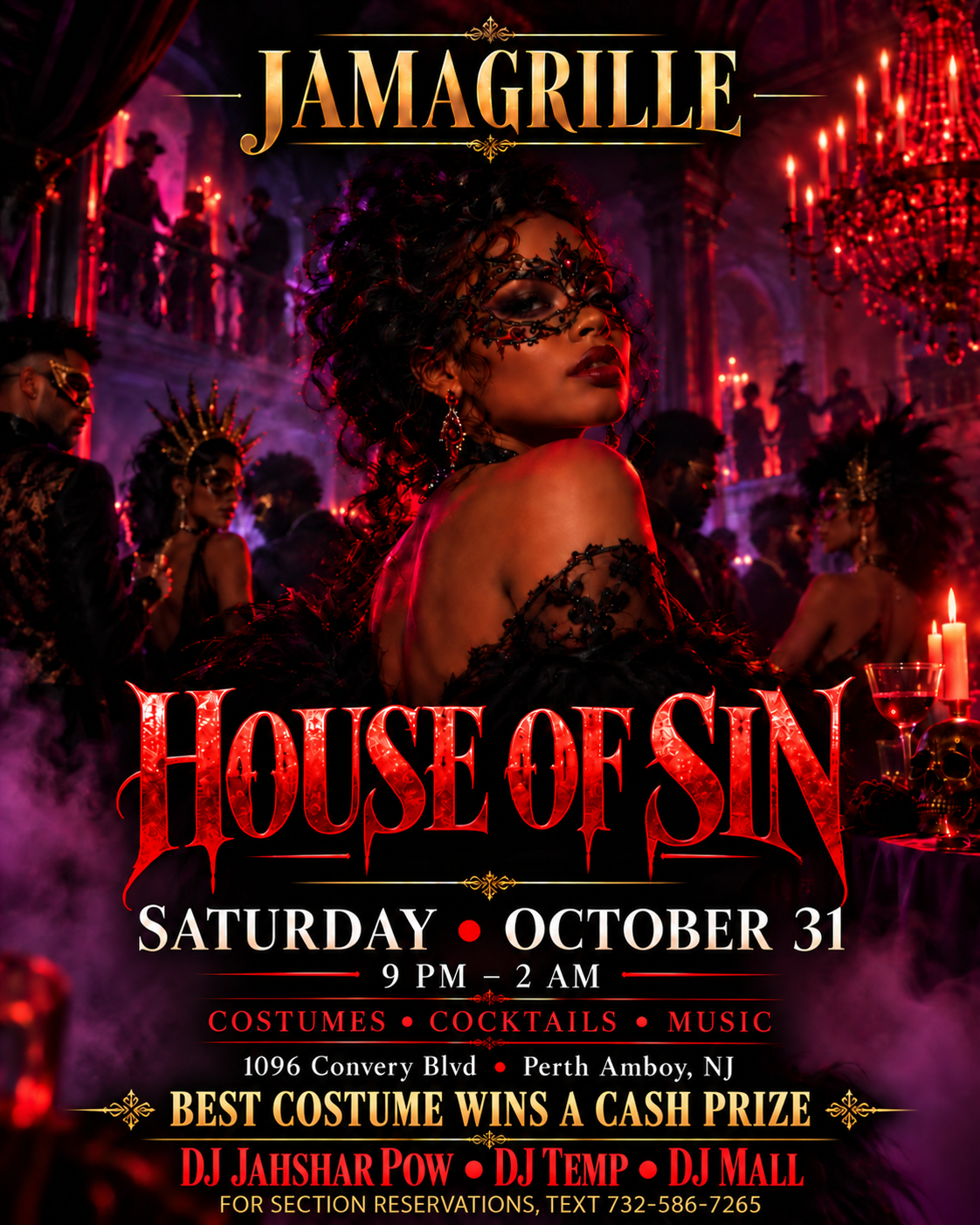 Jama Halloween Party 
House of Sin