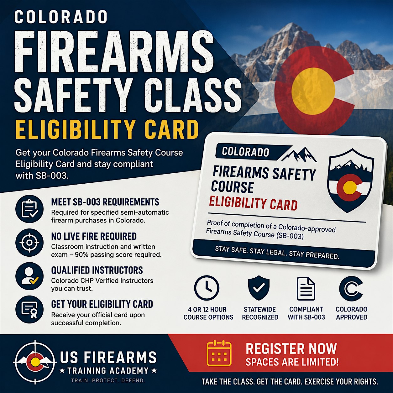 Colorado 12-Hour Specified Semi-Auto Firearm Safety Course | SB25-003