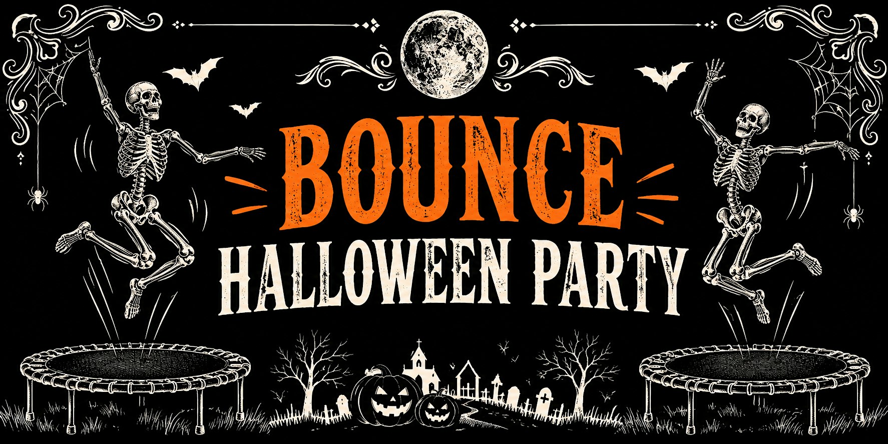 Trampoline Halloween Party