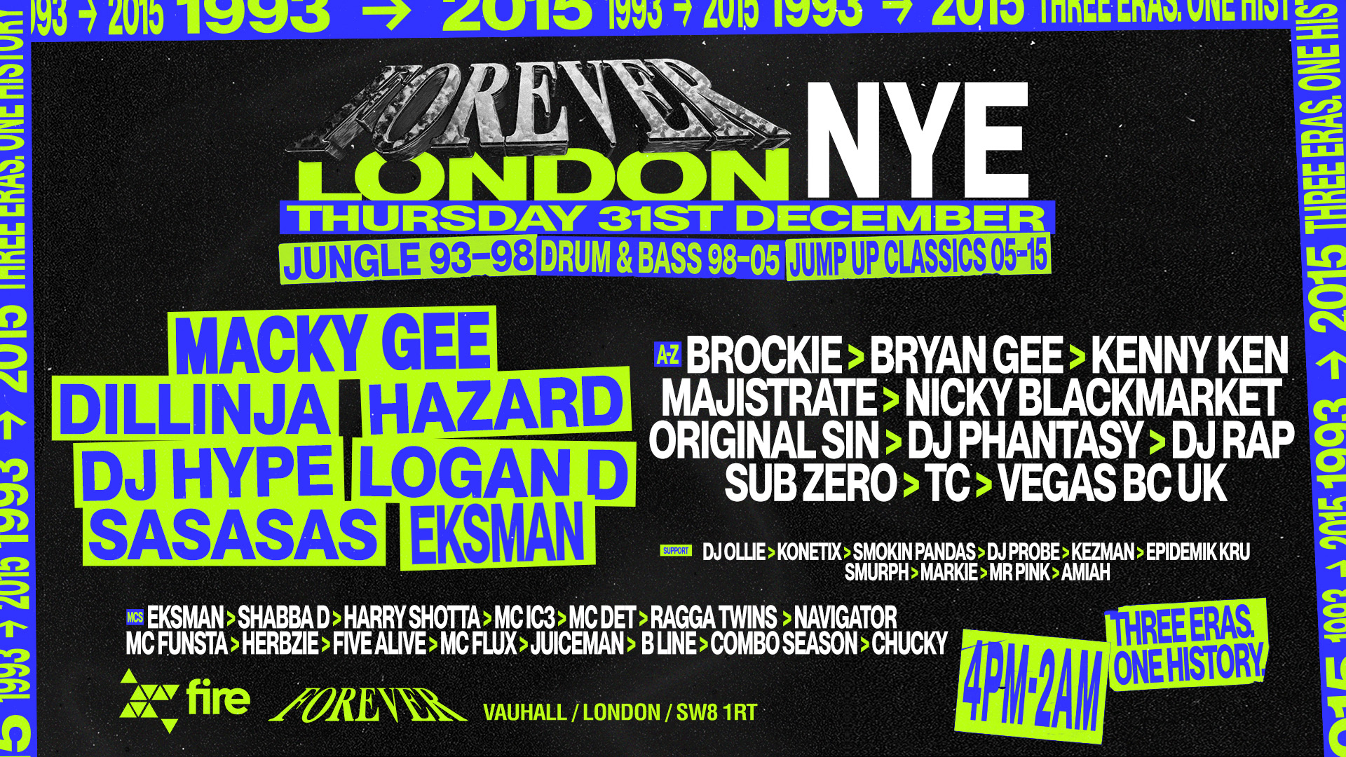 Forever London NYE