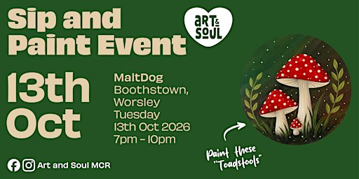 Sip and Paint Event at MaltDog, Boothstown, Worsley