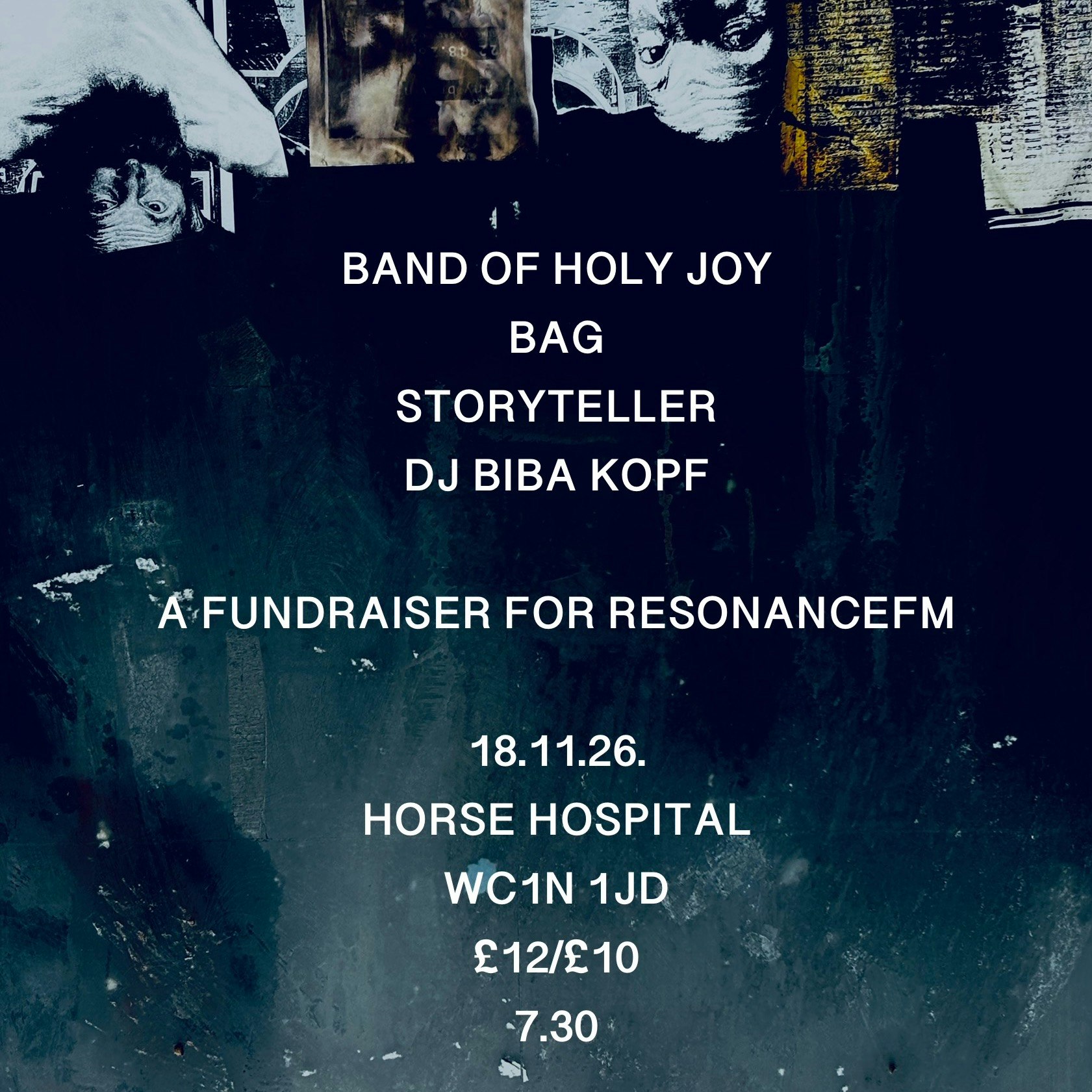 Band of Holy Joy - a Resonance Fundraiser