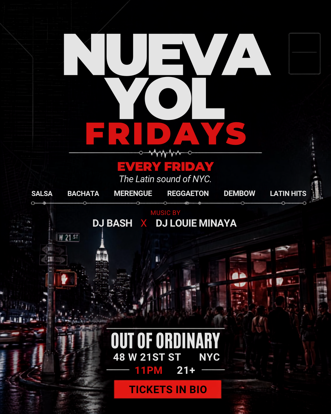 NuevaYol Fridays — Fiesta Latina NYC at OOO Nightclub