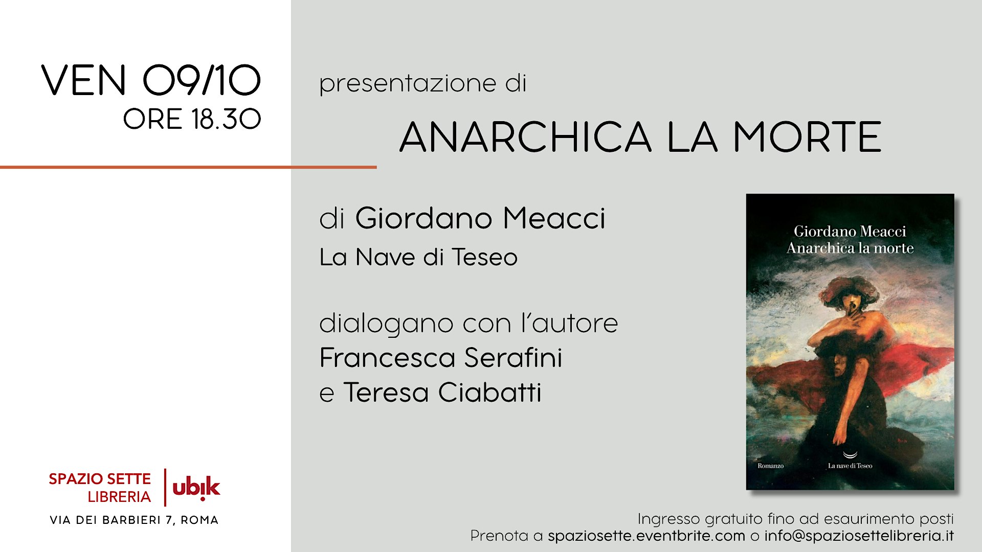 Presentazione di "Anarchica la morte"