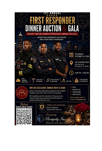 1st Annual First Responder Dinner Auction & Gala