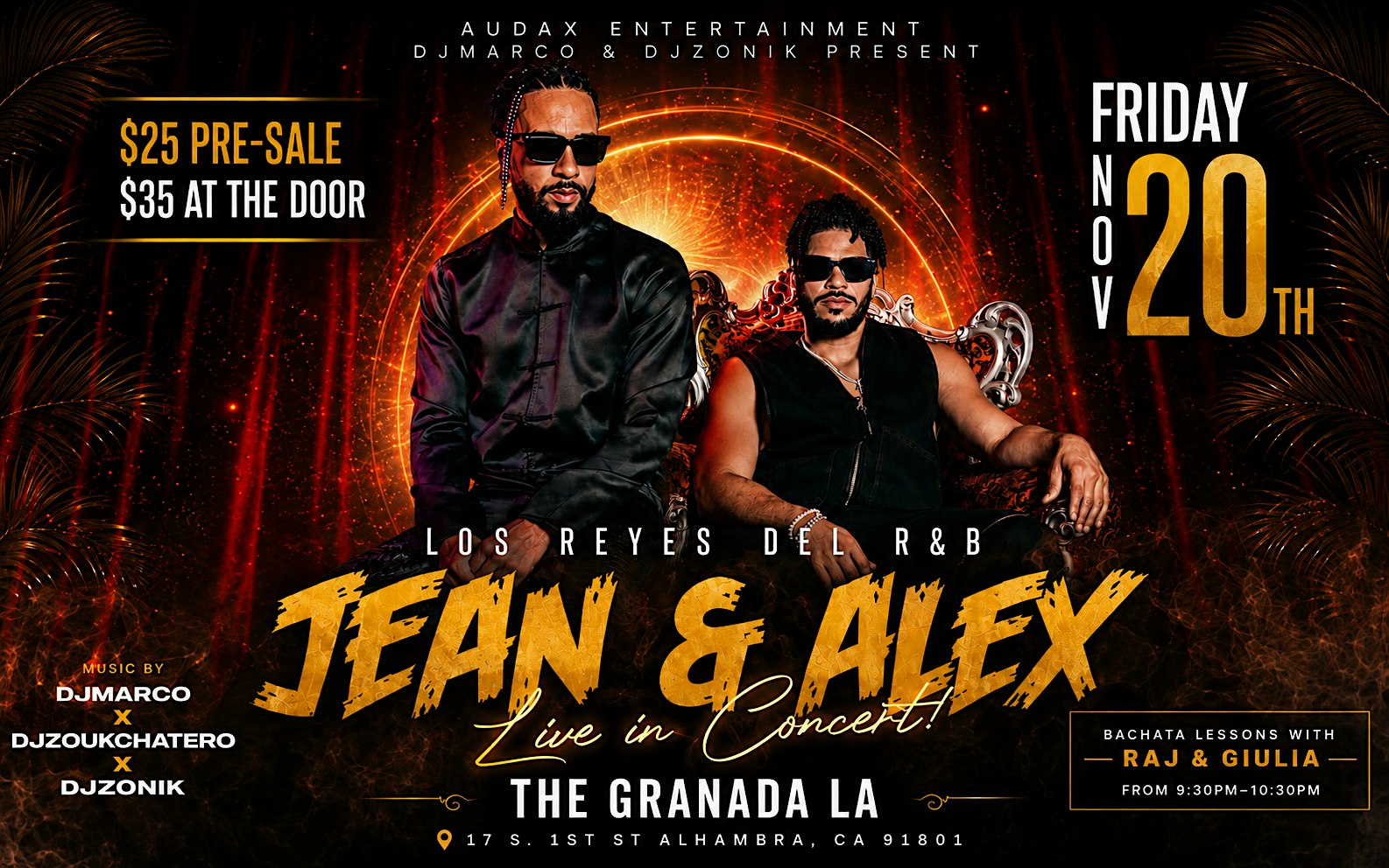 Jean & Alex Live at The Granada L.A.