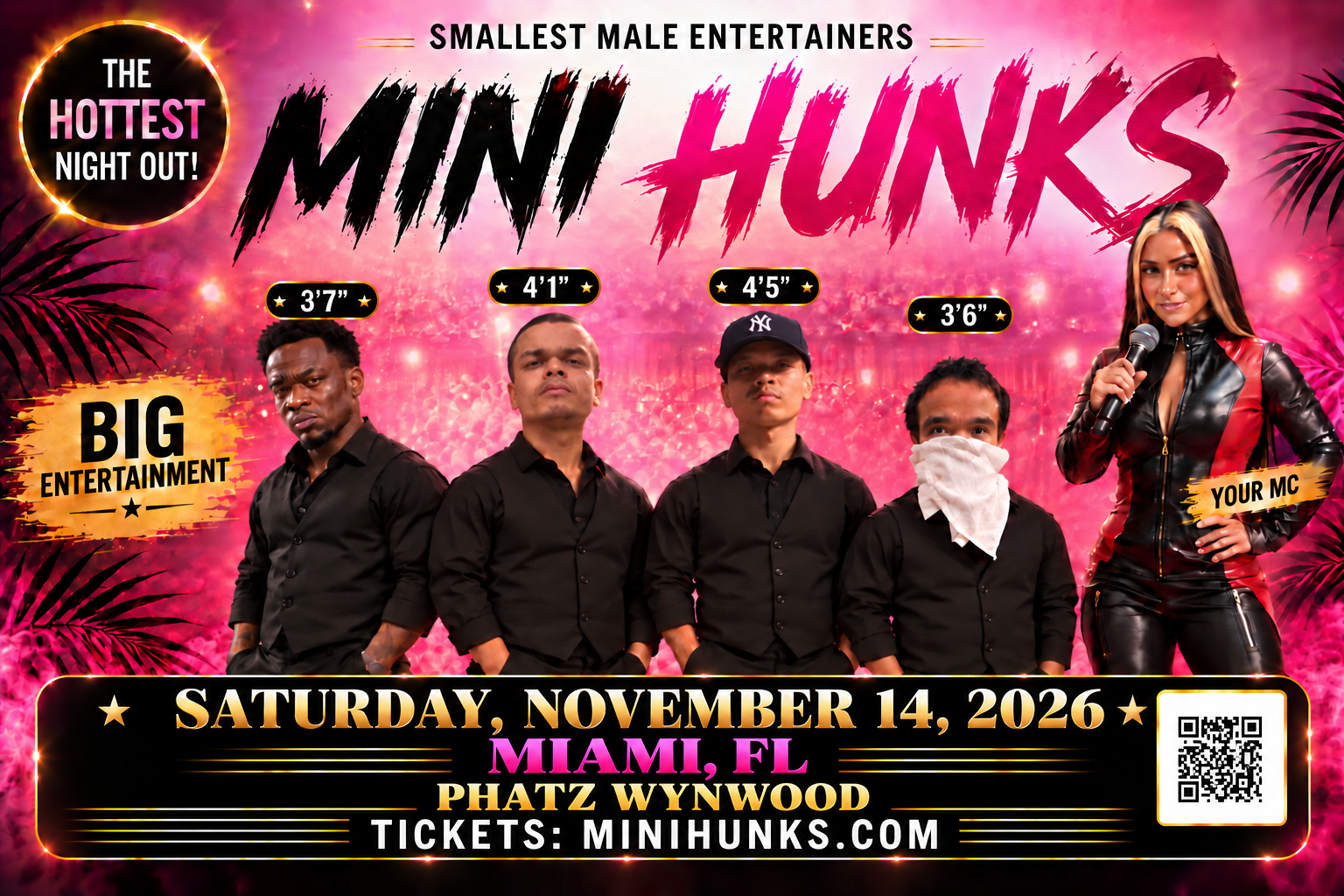 MINI HUNKS WORLD TOUR ( MIAMI FL ) @ PHATZ