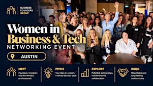 Women in Business, Startups, Professionals Social Networking Event Austin