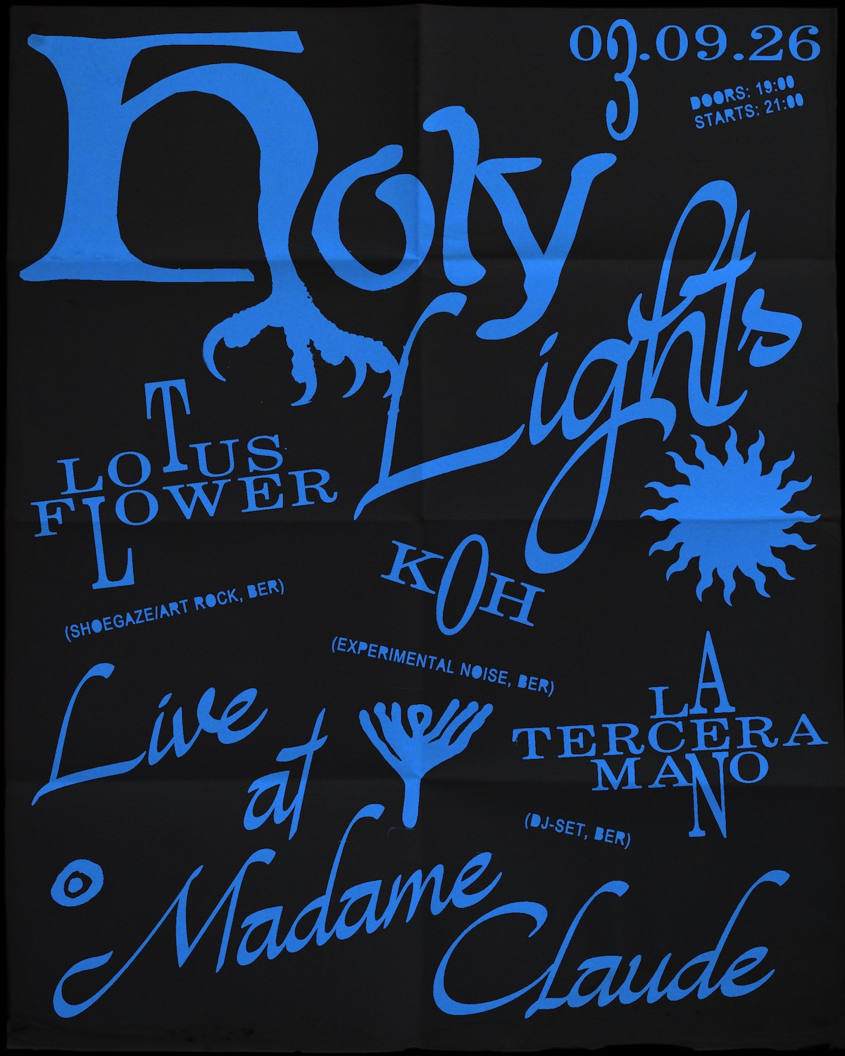 Holy Lights: Lotus Flower + Koh + La Tercera Mano (DJ-Set)