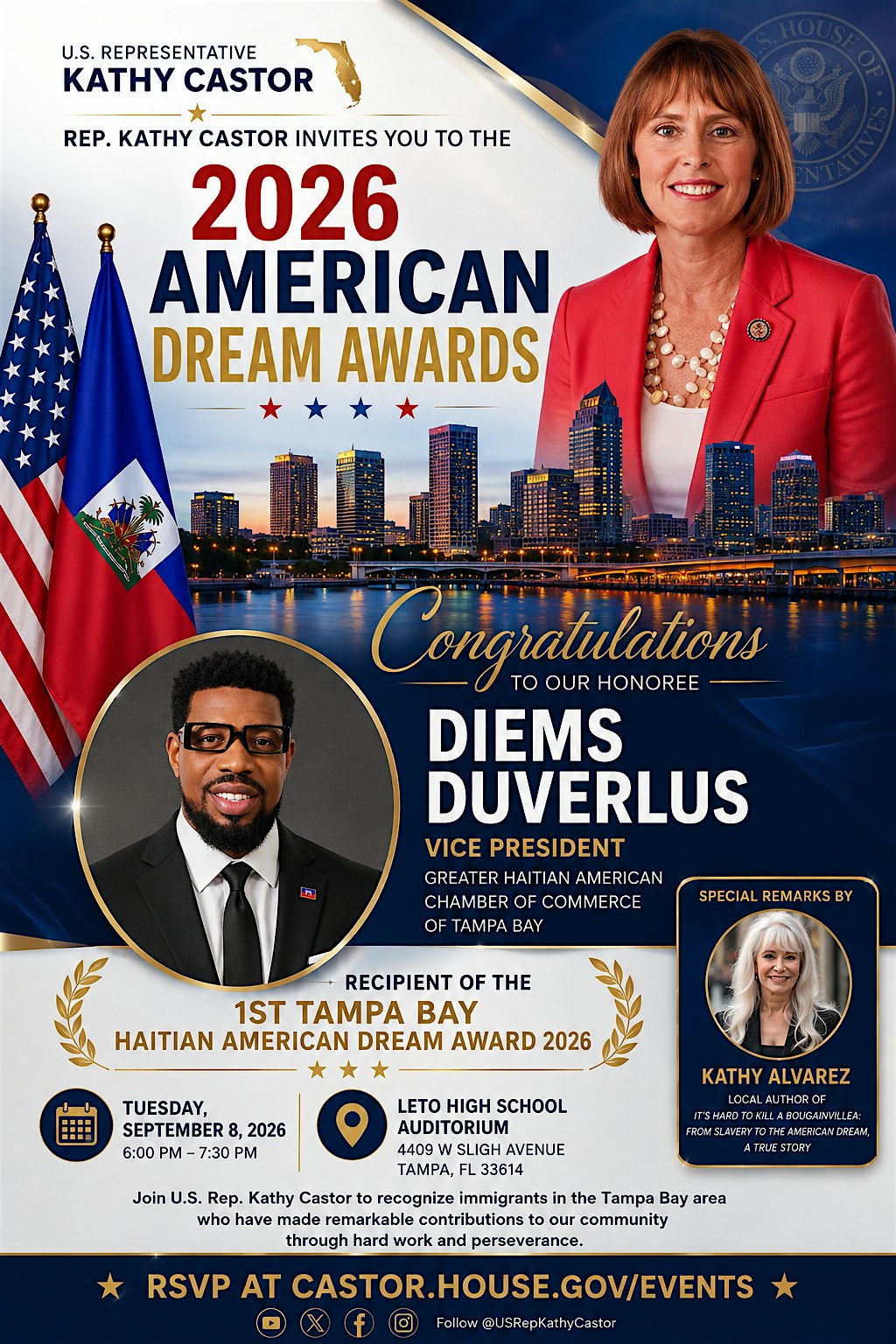 YOU’RE INVITED ⭐ A HISTORIC AMERICAN DREAM AWARD