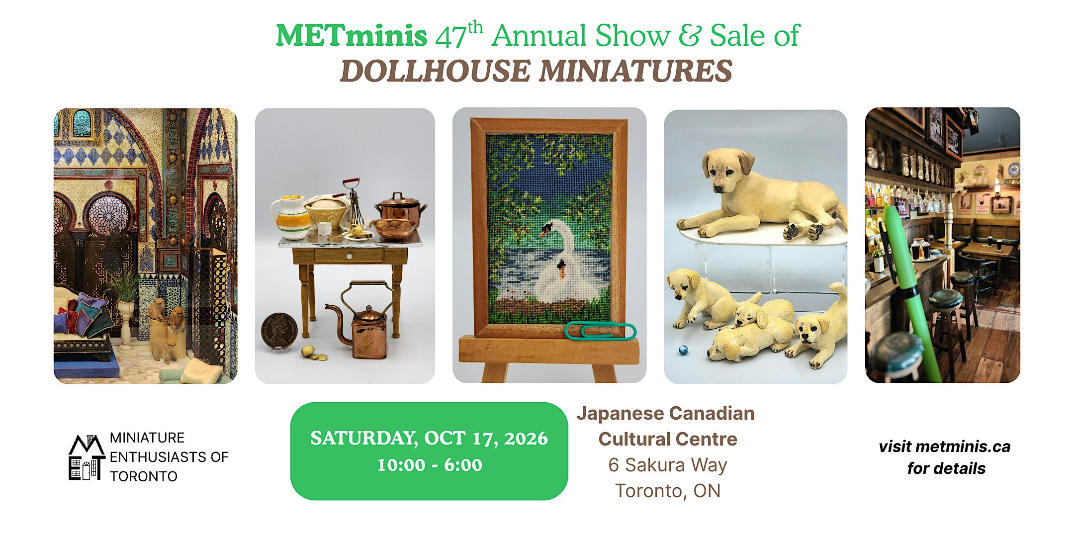 It's the 47th annual MET Show of Dollhouse Miniatures!