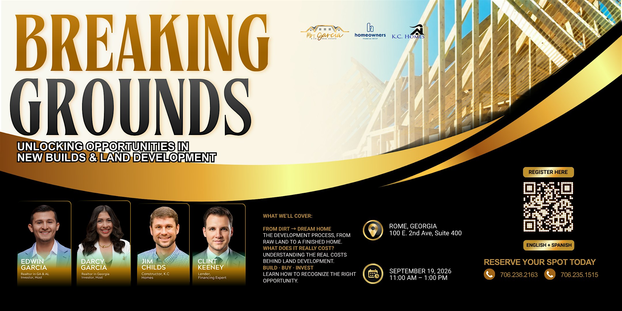 BREAKING GROUND  - Unlocking Opportunities in New Builds & Land Development