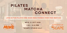 Mat Pilates + Matcha at *SCAPE Studio 6 & 7