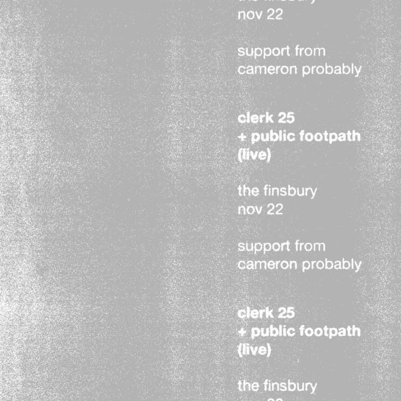 clerk 25 + public footpath (live)