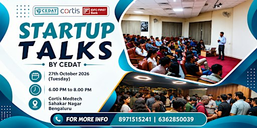 Startup Talks by CEDAT