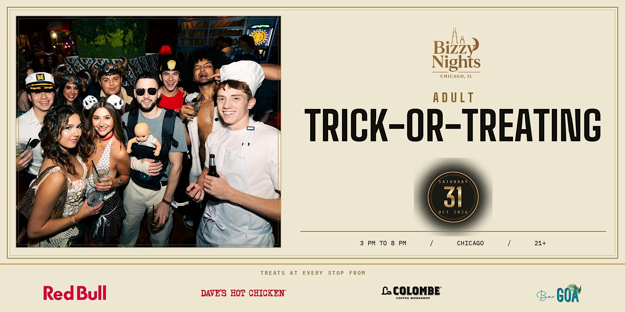 TRICK OR DRINK: Adult Trick-or-Treating Bar Crawl | River North
