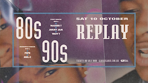 Glass Island - 80's & 90's REPLAY - Sat 10 Oct 2026