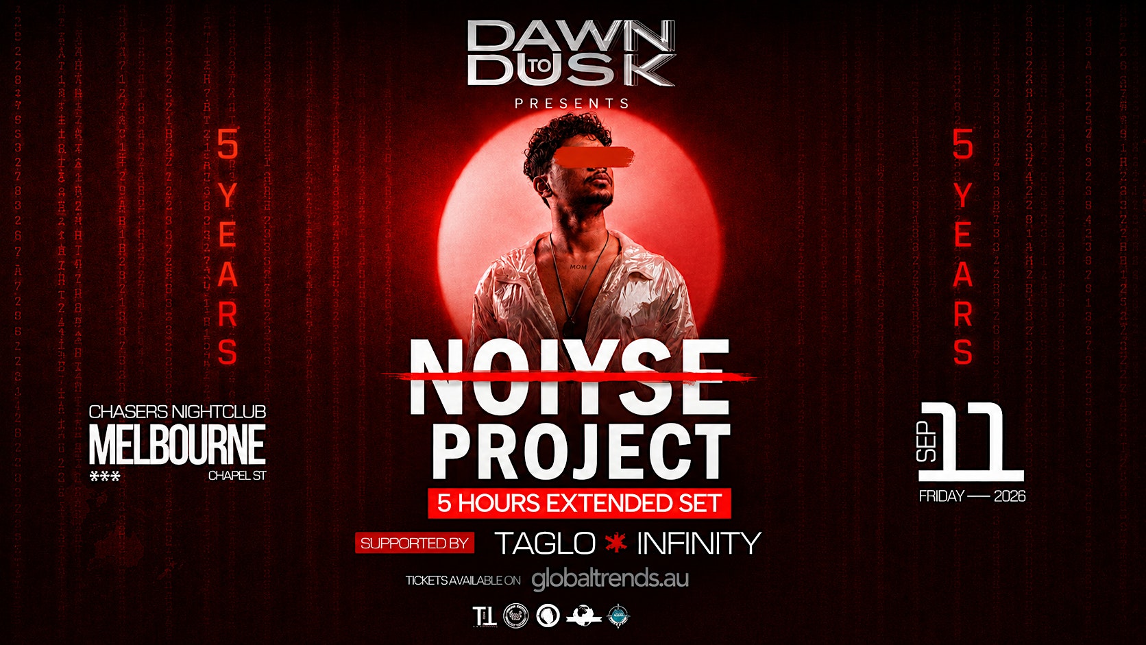 GTA Pres: NOIYSE PROJECT Live @ DAWN-DUSK Melbourne 2026