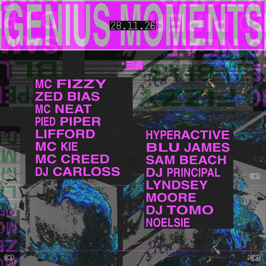 25 Years of Genius CRU: MC Fizzy, Zed Bias Mc Neat