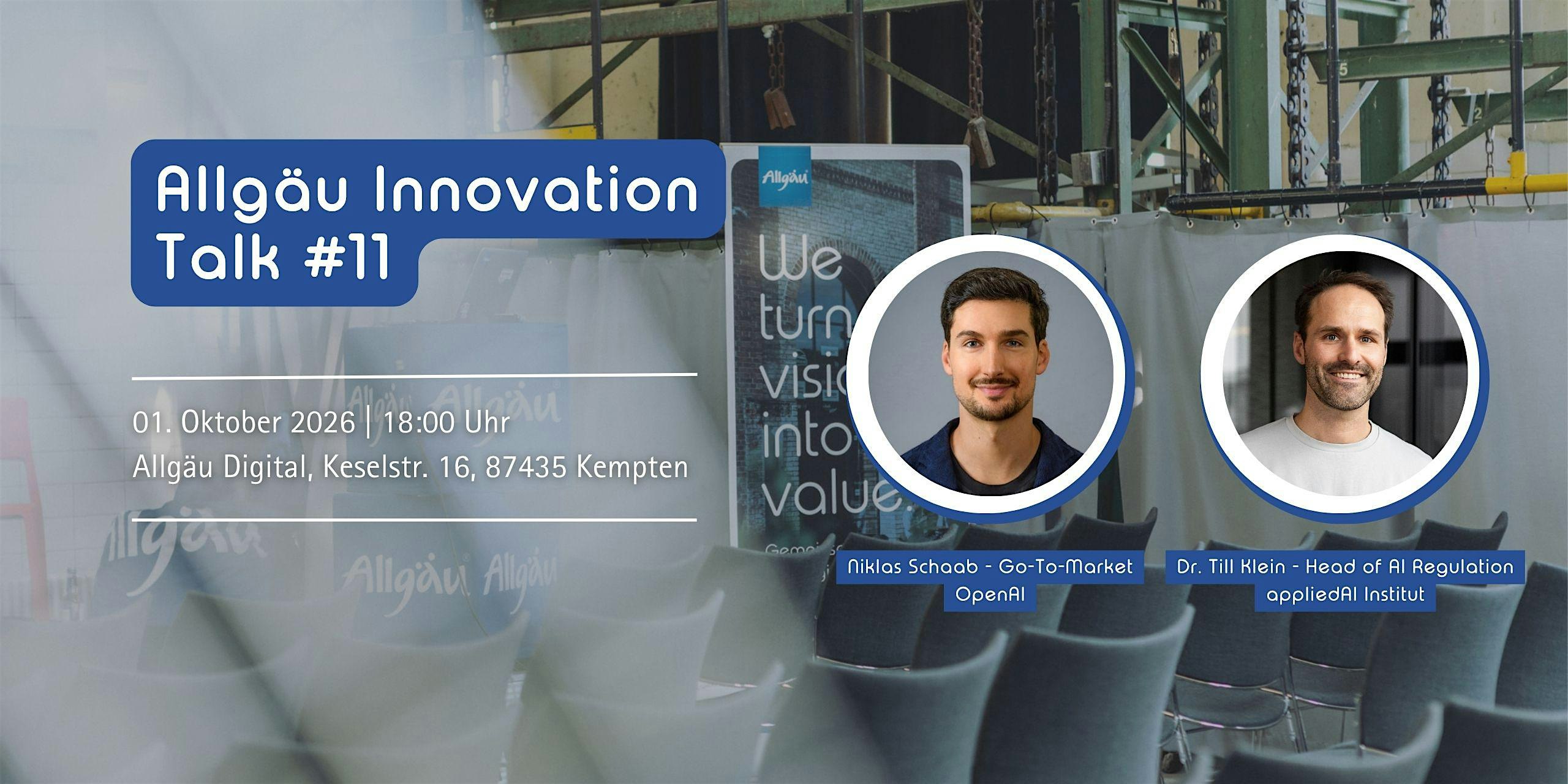 Allgäu Innovation Talk #11 - KI im Mittelstand