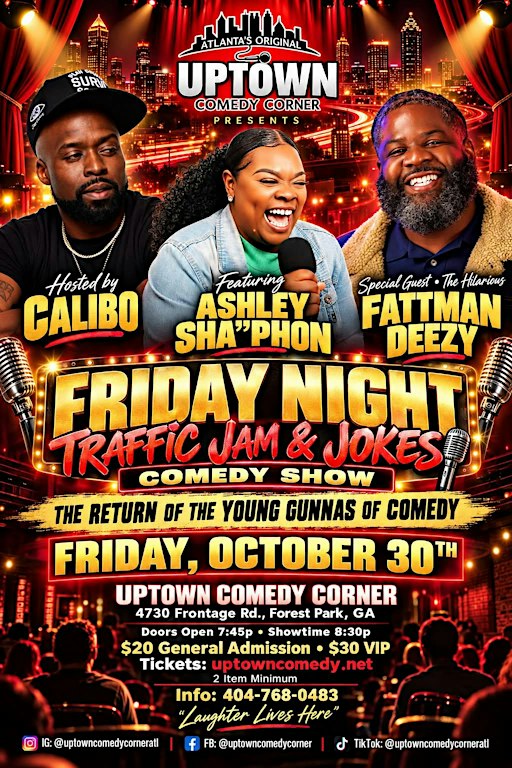 Friday Night Traffic Jam & Jokes: Young Gunna's of Comedy