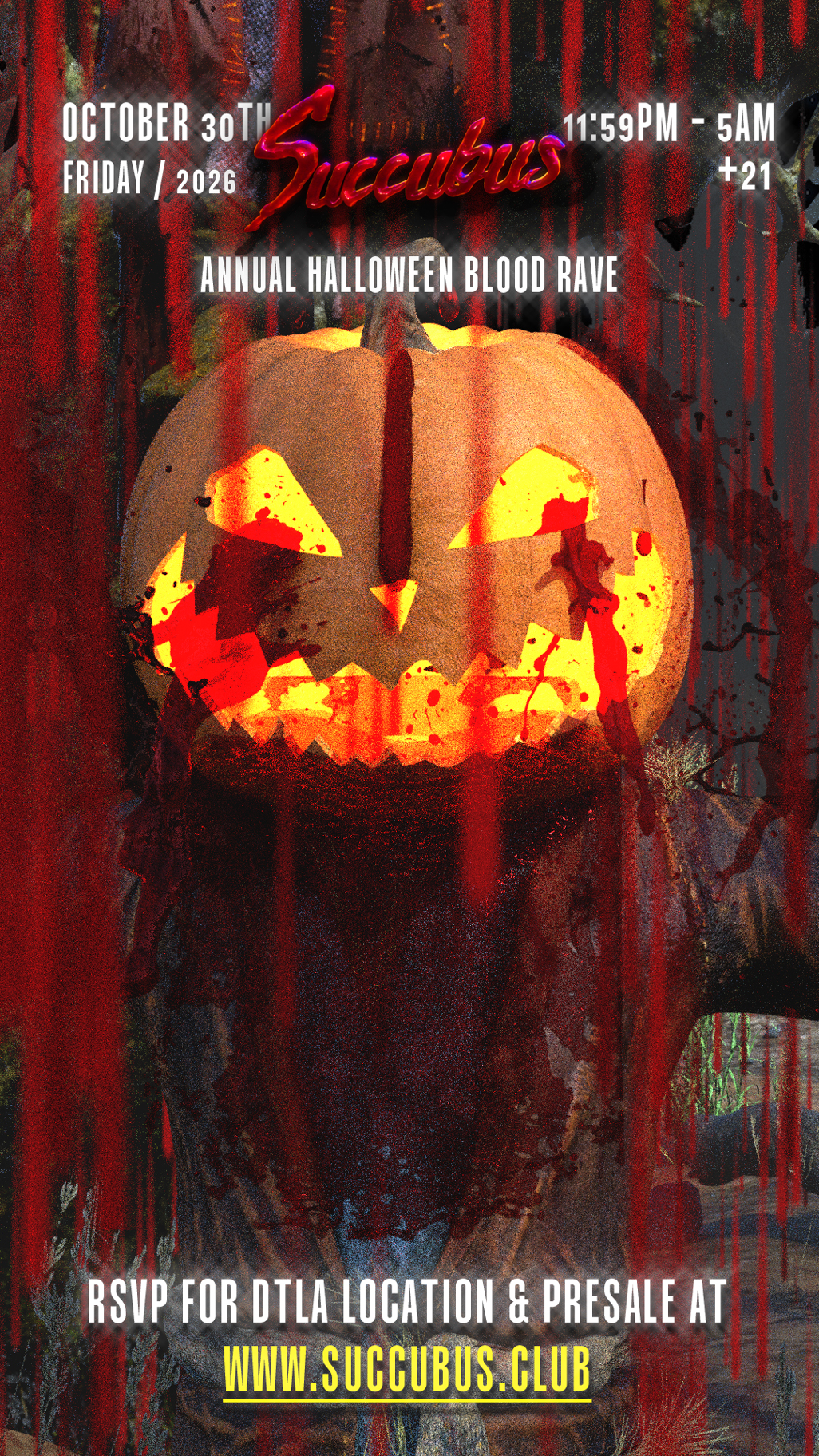 Halloween Blood Rave by Succubus Club