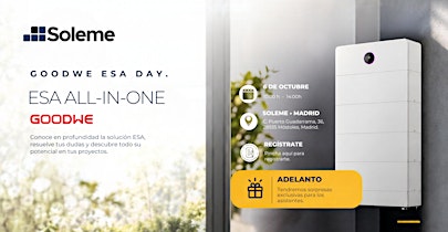 GoodWe ESA Day en Soleme: ESA All-in-one en acción