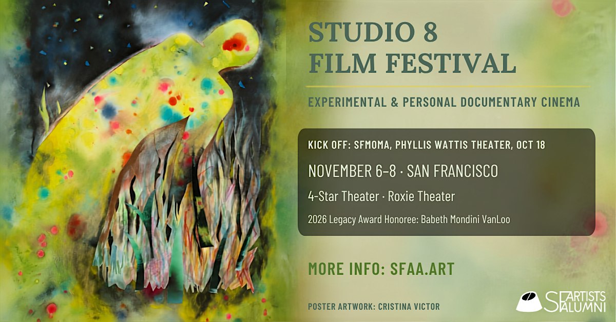 Full Weekend Pass, Studio 8 Film Festival 2026, Nov 6–8, San Francisco