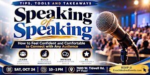 Speaking Of Speaking!!!