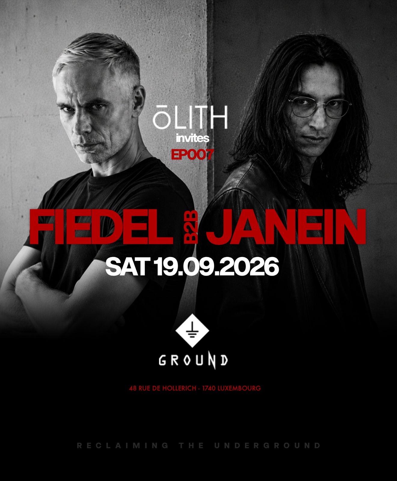 ōLITH INVITES Fiedel & JANEIN