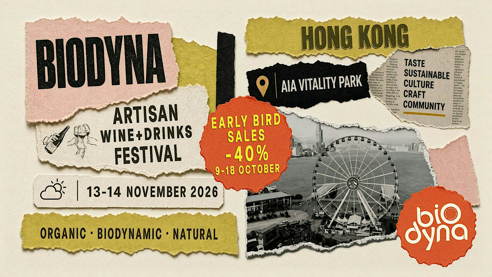 BIODYNA WINE + DRINKS FESTIVAL 2026