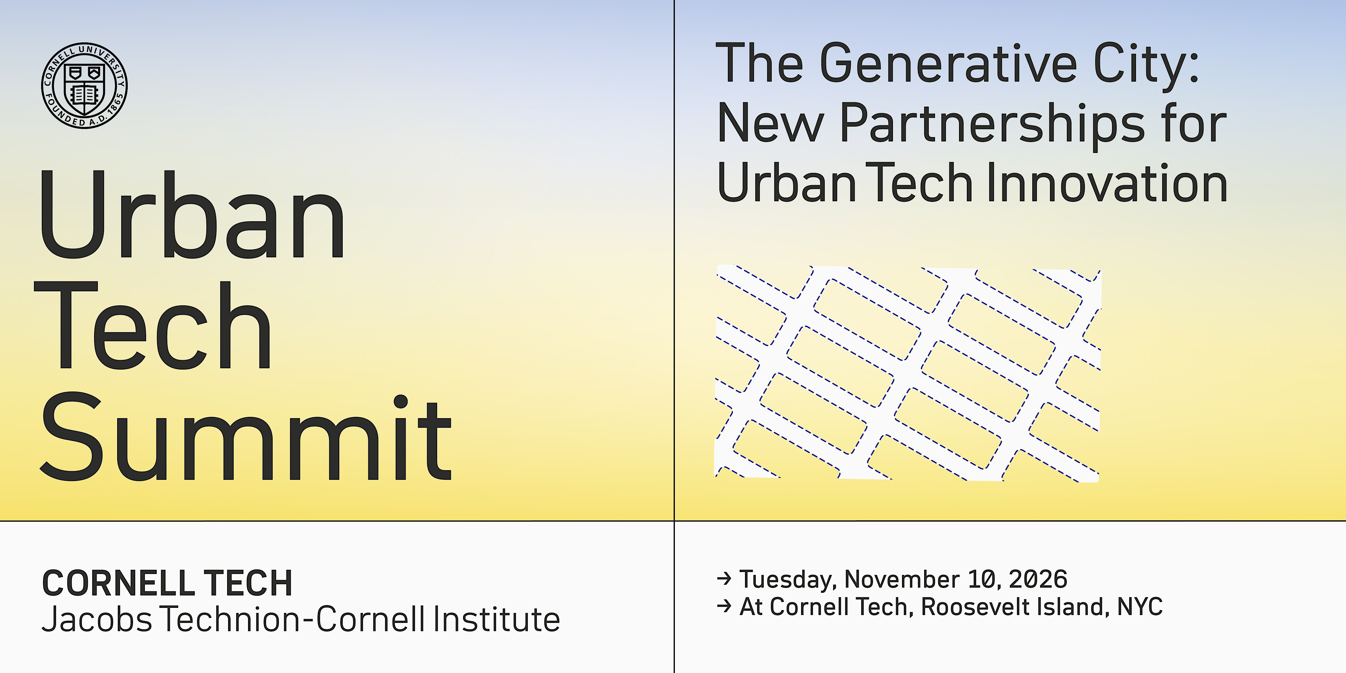 Urban Tech Summit 2026: The Generative City