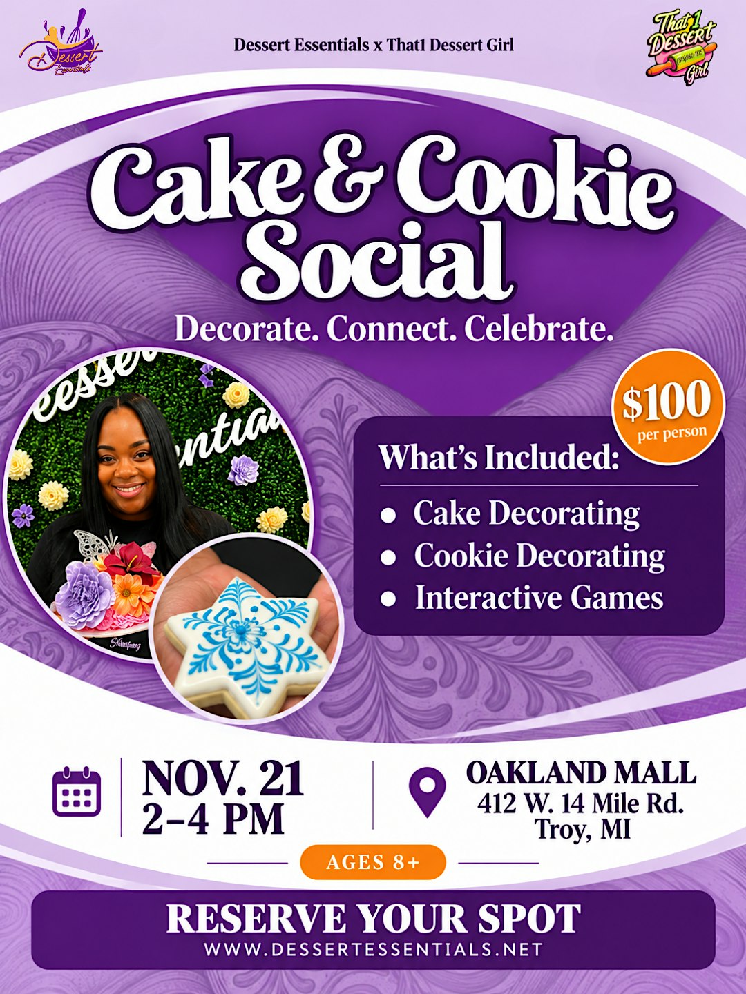 Cake & Cookie Social