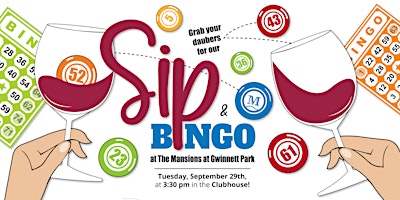Bingo, Beverages & Banter at The Mansions at Gwinnett Park!