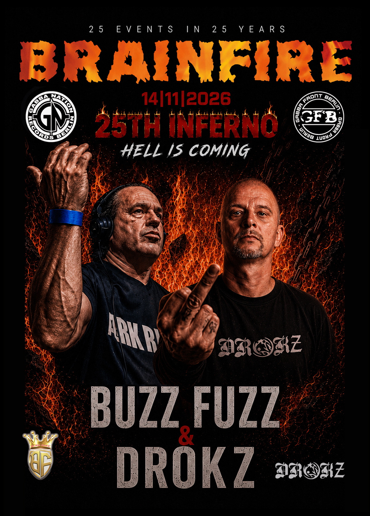 BRAINFIRE -25TH INFERNO-