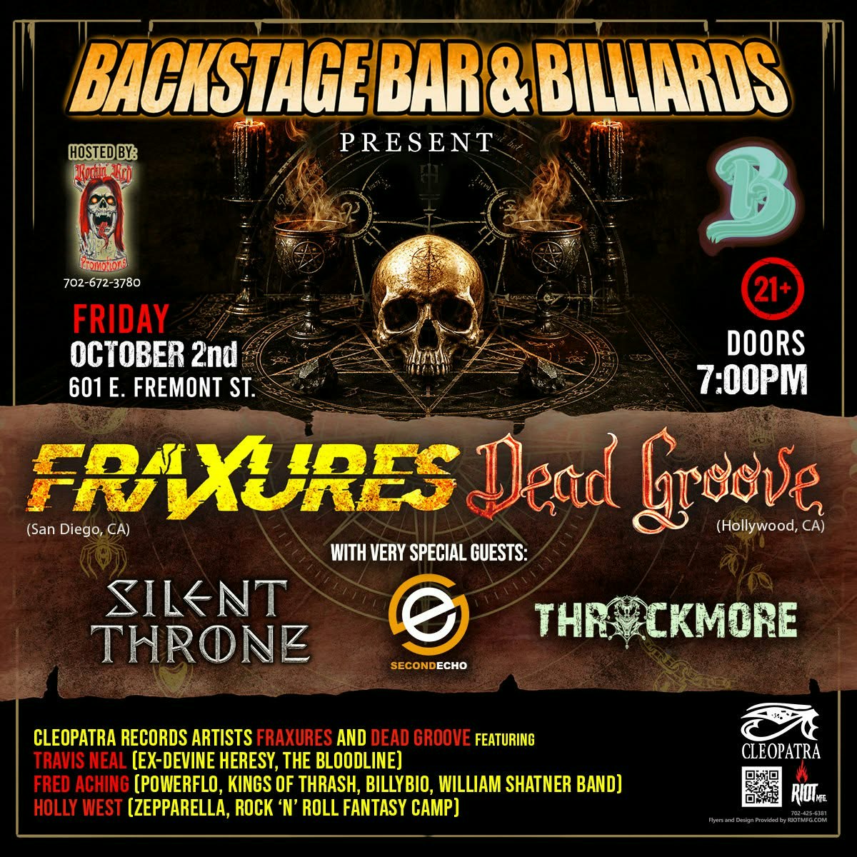 FRAXURES and DEAD GROOVE with Special Guests 