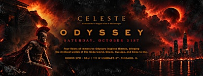 CELESTE HALLOWEEN PARTY: THE ODYSSEY (Saturday)