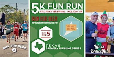 Holiday 5k Beer Run x Vacancy Brewing | TX Brewery Running Series