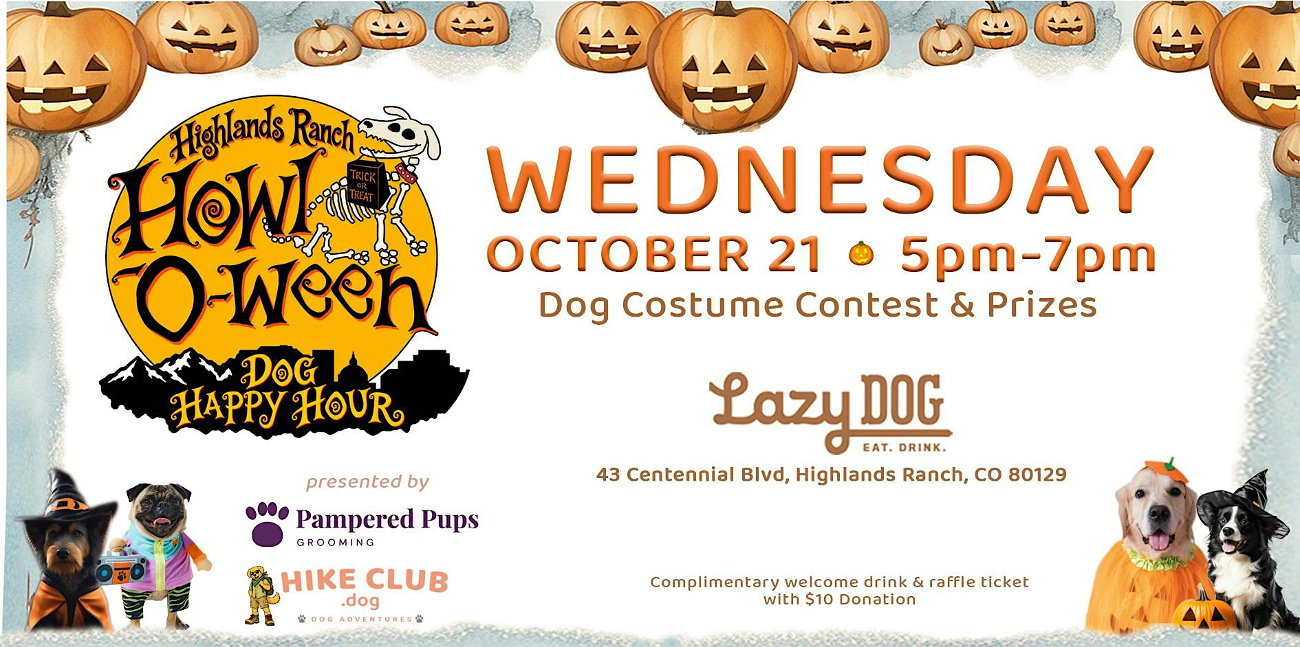 Howl-O-Ween Dog Happy Hour