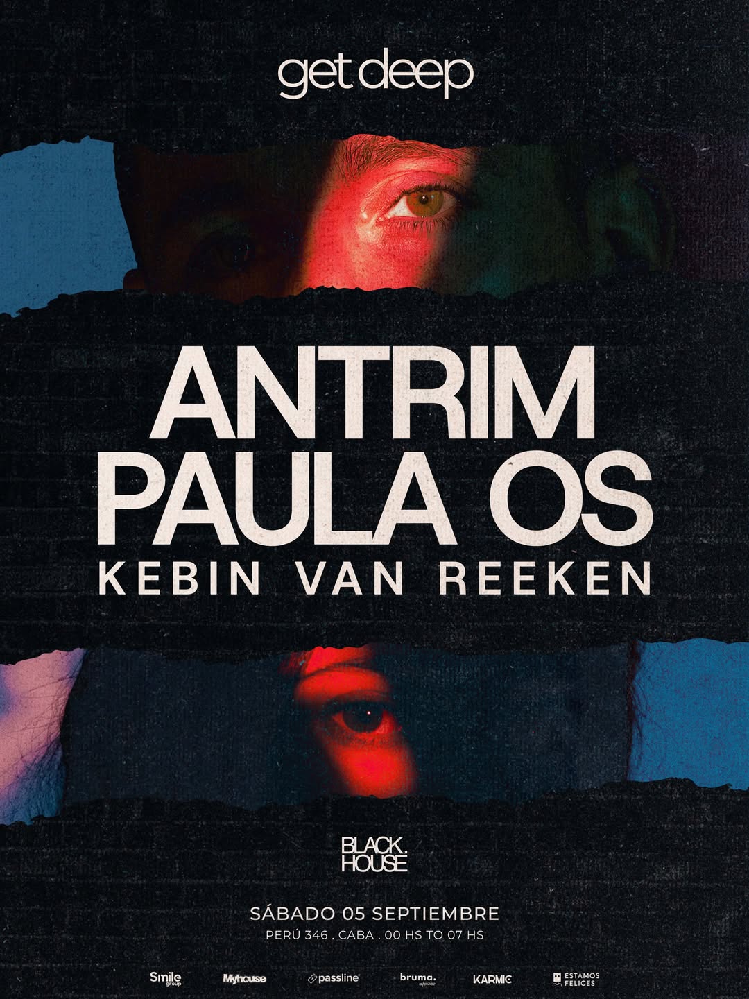 Antrim + Paula OS, Black House, San Telmo