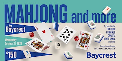 Mahj & More for Baycrest