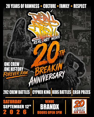 RAW Crew 20th Anniversary