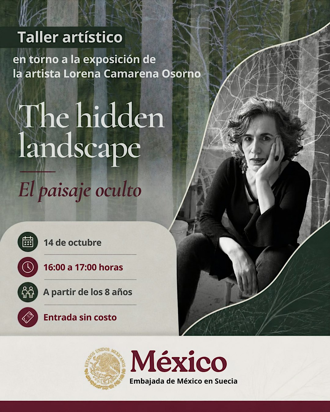 Taller artístico en torno a la exposición de la artista Lorena Camarena