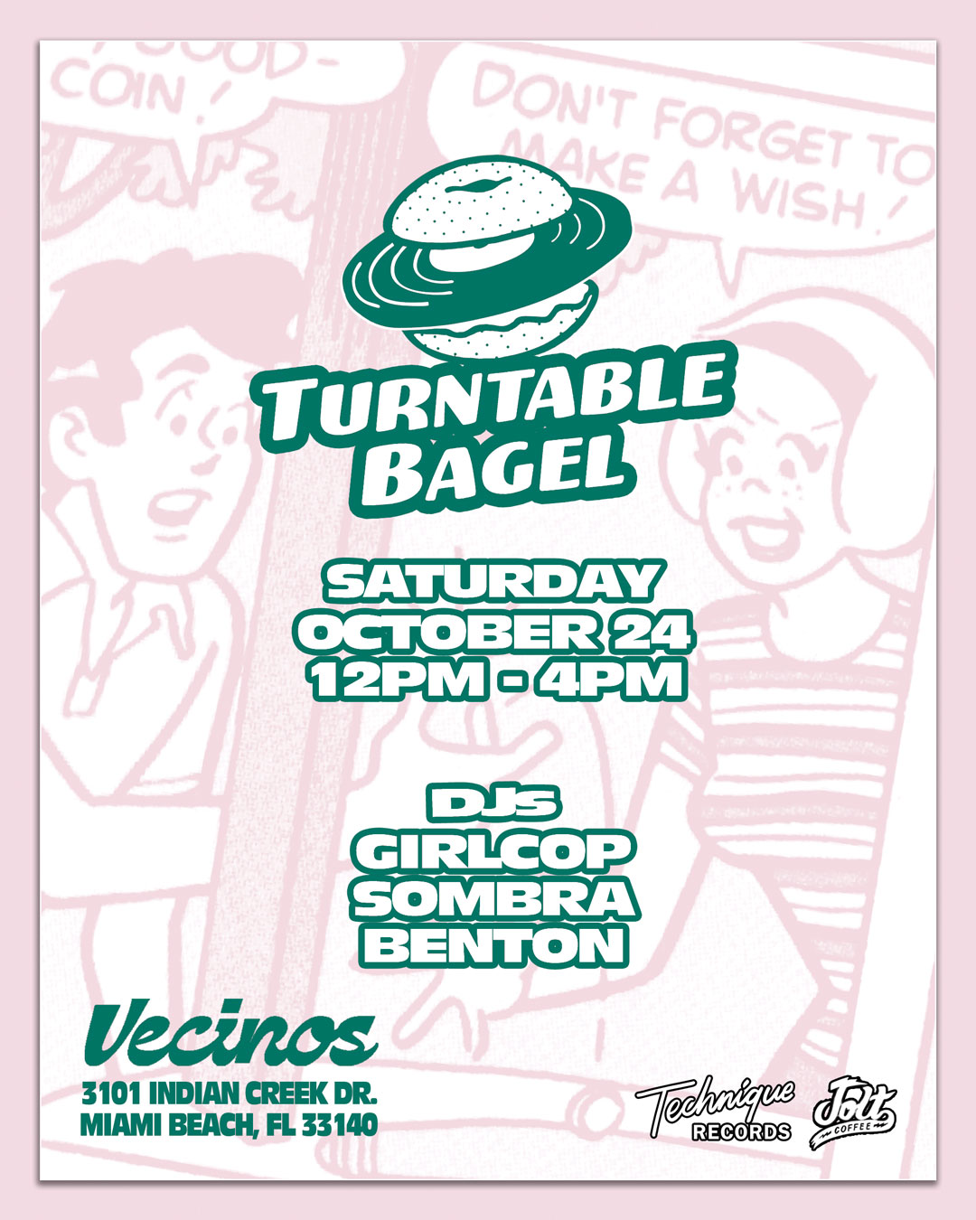 Turntable Bagel - Girlcop, Sombra, Benton