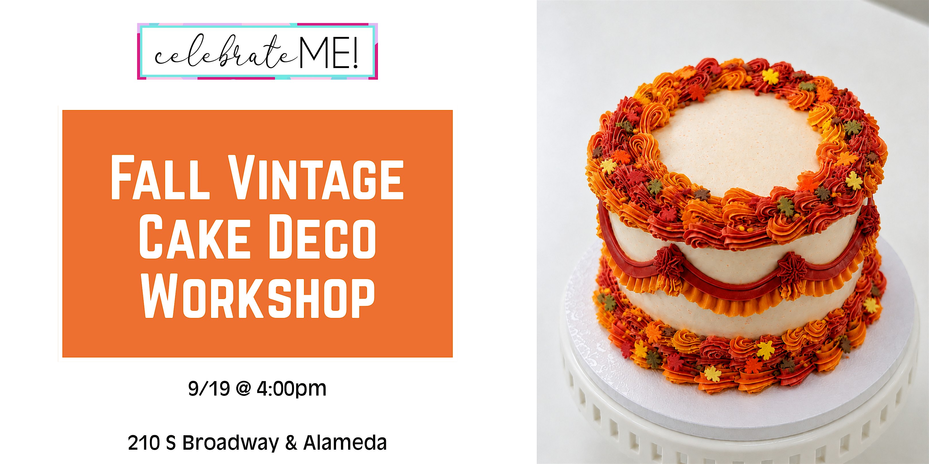 Fall Vintage Cake Deco